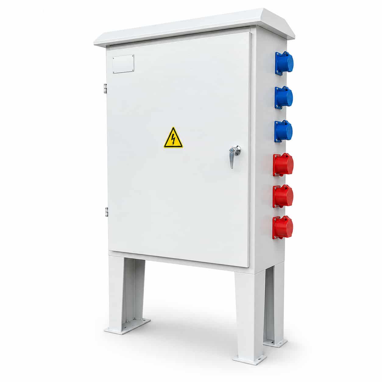 Three-Level Construction Site Distribution Box