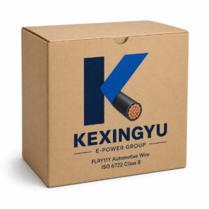FLRY11Y automotive wire packaging box with KEXINGYU KXY brand logo