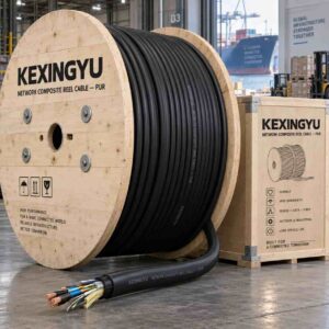 KEXINGYU branded reel packaging of network composite reel cable